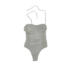 DOEN Swim One Piece Swimsuit XS White Excellent